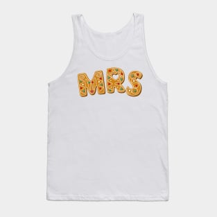 MRS Gingerbread Letters Matching Couples Gift Tank Top